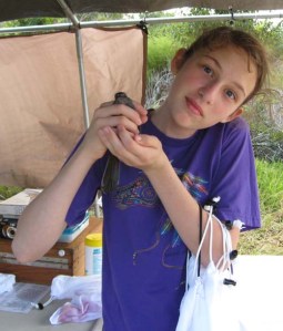 When Emma was in 6th grade, we went on a bird banding trip to Jekyll Isalnd, Ga.  